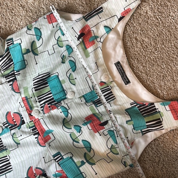 Raymond Chapman contemporary couture flared dress Palm Springs style - Picture 12 of 15